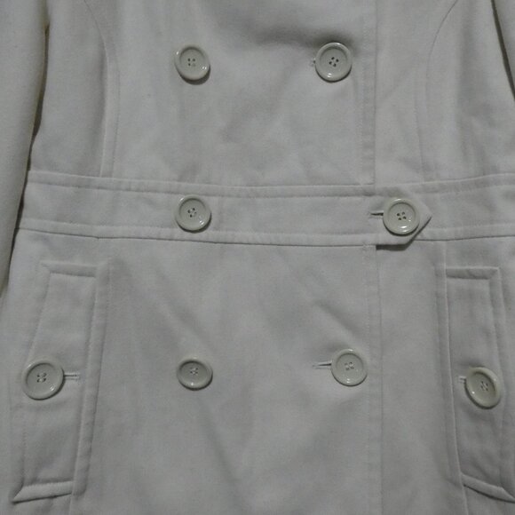 ESPRIT | large | Ivory Pea Coat | Dry Clean Only - Picture 8 of 15